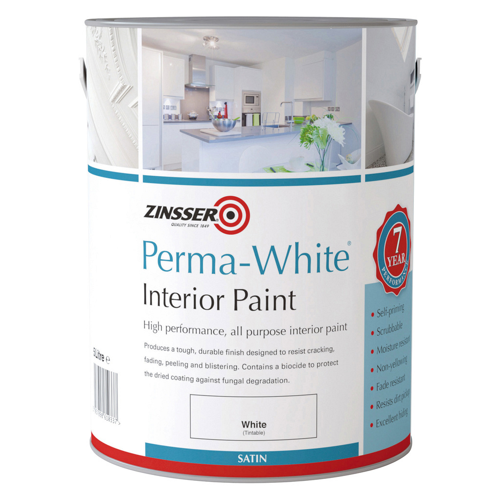 Zinsser Permawhite Interior Satin 1L Page