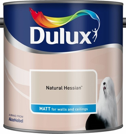 Dulux 2.5L Emulsion Natural Hessian Matt