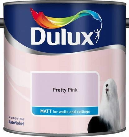 Dulux 2.5L Emulsion Pretty Pink Matt