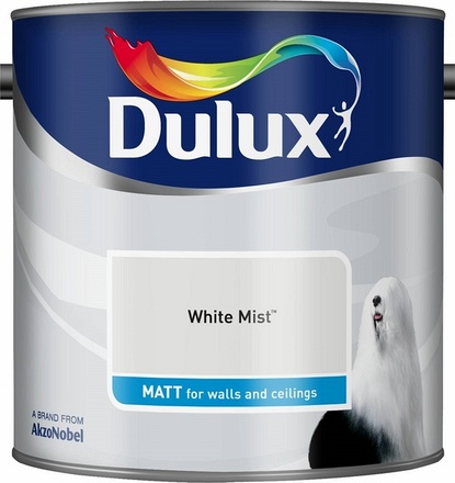 Dulux 2.5L Emulsion White Mist Matt