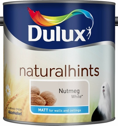 Dulux 2.5L Emulsion Nutmeg White Matt