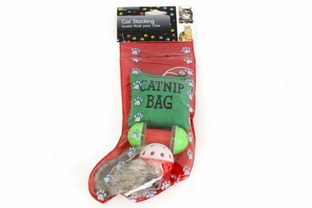 Cat Xmas Stocking - Image