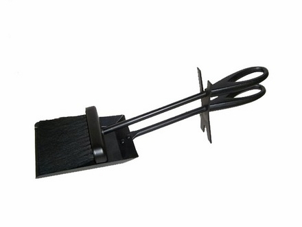 Manor Loop Hearth Tidy Brush and Shovel - Black - Image
