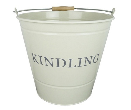 Manor Cream Kindling Bucket - 32cm - Image