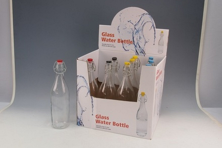 Glass Water Bottle - Image