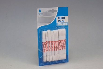 Elastic Multi-Pack Assorted 6m