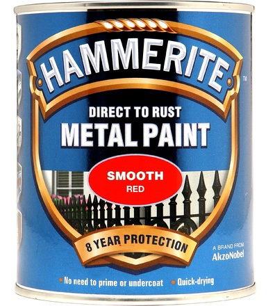 Hammerite Smooth Red 750ml - Image