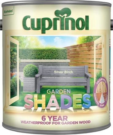 Cuprinol Garden Shades Paint Silver Birch 2.5L - Image