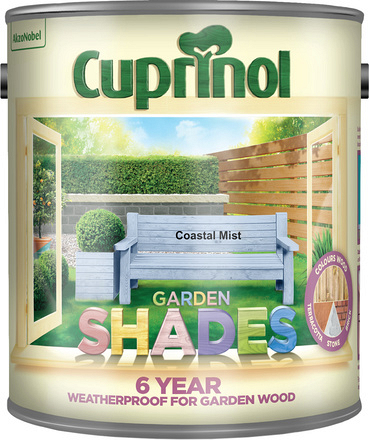 Cuprinol Garden Shades Paint Coastal Mist 2.5L - Image