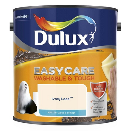 Dulux Easycare Ivory Lace Matt 2.5L - Image