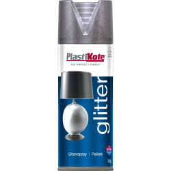 Silver Glitter Spray Plastikote - Image