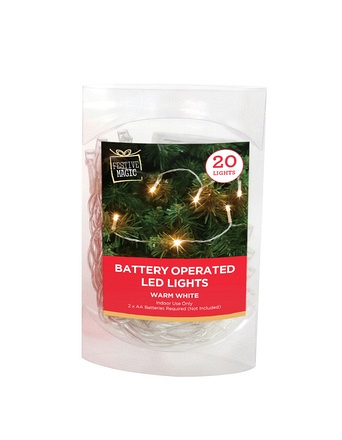 20 Battery Operated LEDs 1.9m - Image