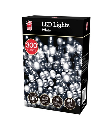 300 LED Chaser WH 14m + 5m Lead MA - Image