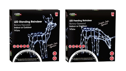 100 LED Reindeer BO 2 types. - Image