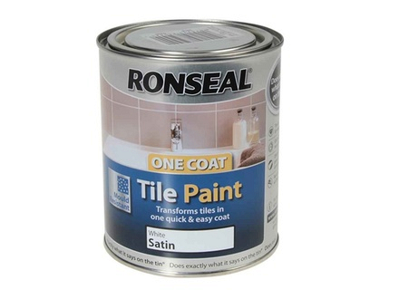 750 Tile Paint White Ronseal - Image