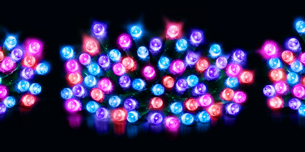200 Multi-Action LED Supabrights Rainbow 16m - Image
