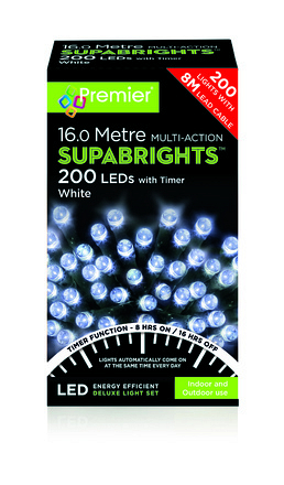 200 Multi-Action LED Supabrights White 16m - Image