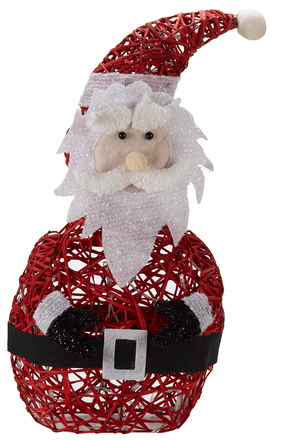 2535013 - 20 LED - Indoor Sparkly Santa - Cut out T47531