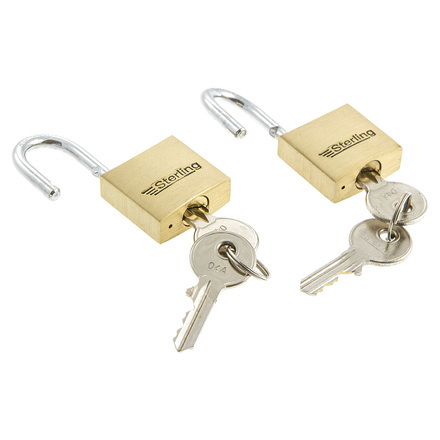 Premium Brass Open Shackle 30mm Padlocks BPL432 (5)