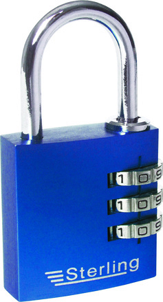 CPL131 Aluminium Combination Padlock Blue