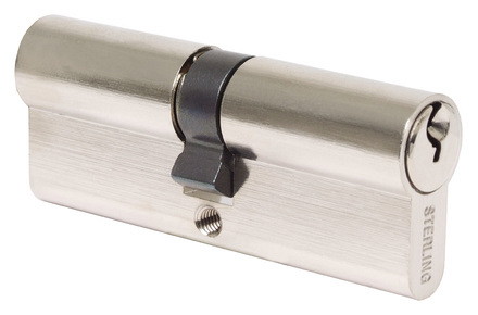 Euro Cylinder 5 Pin Nickel Plated 4cm x 5cm
