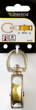 Single Swivel Pulley Wheel 8 x 30mm - Image