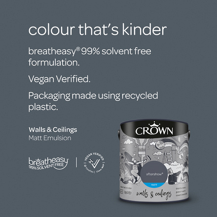 5093434 - Crown - Walls and Ceilings - Matt Emulsion - aftershow - 2.5L - S4