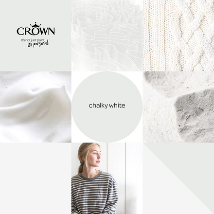 5093436 - Crown - Walls and Ceilings - Matt Emulsion - chalky white - 2.5L - S5