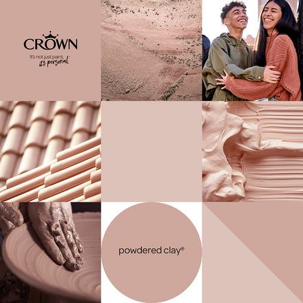 5093438 - Crown - Walls and Ceilings - Matt Emulsion - powdered clay - 2.5L - S5