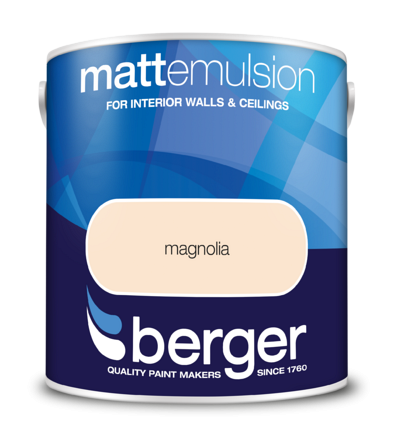 Berger Matt Emulsion 2.5L Magnolia (Hi Res) [5020243]