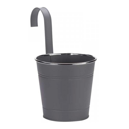 Hanging Pot Slate 6in - Image