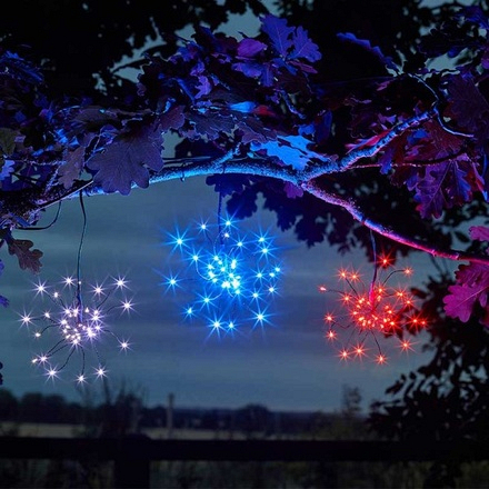 Triple Starburst Solar Light