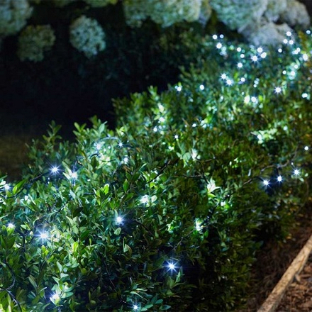 200 Solar String Lights Cool White