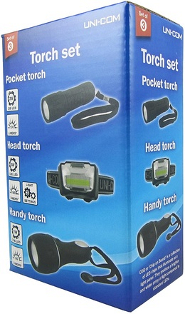Uni-Com LED Torch Set 3 - Image
