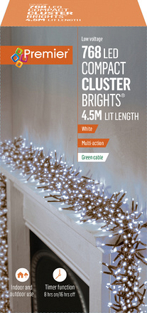 Cluster Lights 768 LEDs White - Image