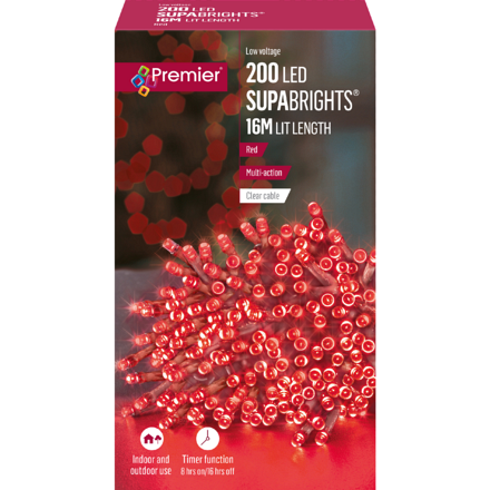 Supabrights 200 LEDs Red - Image