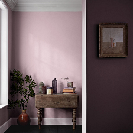 5096495 - Crown - Walls and Ceilings - Matt Emulsion - raspberry souffle - 2.5L - S1