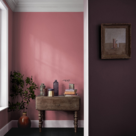 5096497 - Crown - Walls and Ceilings - Matt Emulsion - rhubarb rose - 2.5L - S1