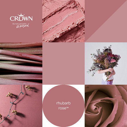 5096497 - Crown - Walls and Ceilings - Matt Emulsion - rhubarb rose - 2.5L - S5