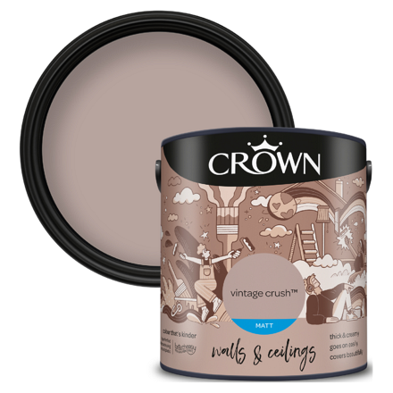 Crown Paint Matt Vintage Crush 2.5L - Image