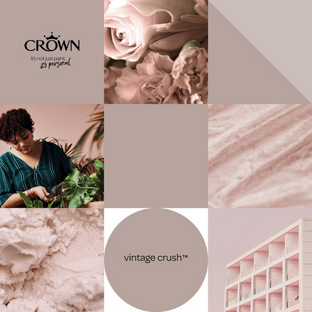 5096505 - Crown - Walls and Ceilings - Matt Emulsion - vintage crush - 2.5L - S5