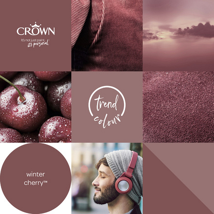 5096507 - Crown - Walls and Ceilings - Matt Emulsion - winter cherry - 2.5L - S5
