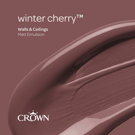 5096507 - Crown - Walls and Ceilings - Matt Emulsion - winter cherry - 2.5L - S6
