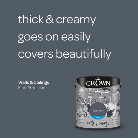 5093434 - Crown - Walls and Ceilings - Matt Emulsion - aftershow - 2.5L - S3