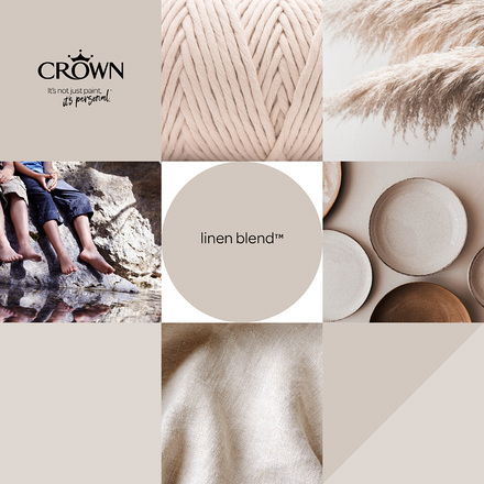 5096521 - Crown - Walls and Ceilings - Silk Emulsion - linen blend - 2.5L - S5