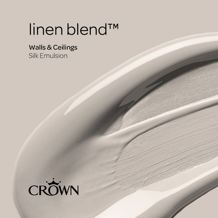 5096521 - Crown - Walls and Ceilings - Silk Emulsion - linen blend - 2.5L - S6