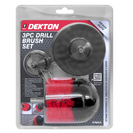 Drill Brush Set 3 Pack Dekton - Image