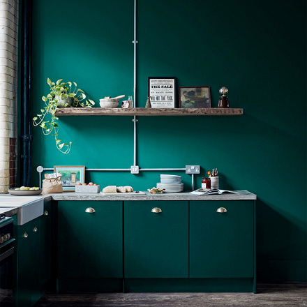5095956 - Crown Easyclean® Kitchen - Matt Emulsion - emerald vision® - 2.5L – S1