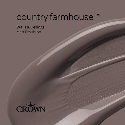 5096536 - Crown - Walls and Ceilings - Matt Emulsion - country farmhouse - 40ml - S4