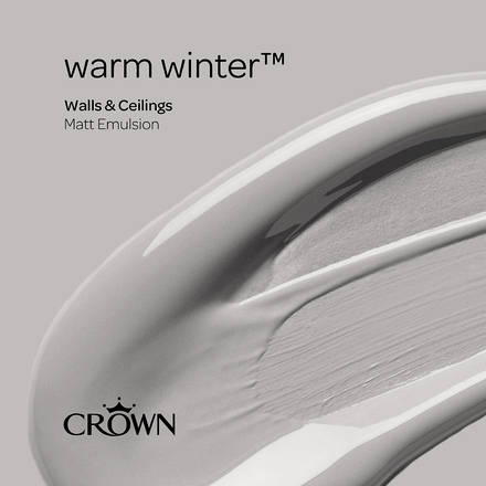 5096562 - Crown - Walls and Ceilings - Matt Emulsion - warm winter - 40ml - S4
